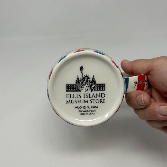 Ellis Island Museum Store NY New York Ceramic Mug Souvenir Coffee Cup - Picture 2 of 7
